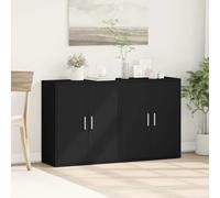 Sideboards Cupboard Storage Cabinet Highboard 2 pcs with Doors & Drawer Unit