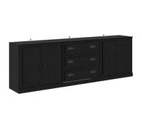 vidaXL Sideboards 3 pcs Old Wood 210 x 35.5 x 67.5 cm Engineered Wood