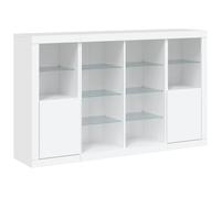Sideboards with LED Lights Cupboard Side Cabinet 3 pcs Engineered Wood vidaXL