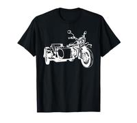 Sidecar Motorcycle Vintage 3-Wheel Motorbike Tee T-Shirt