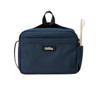 Sidecar Toiletry Kit - Compact Travel Dopp Kit with Waterproof Pouch, Mesh Pockets, Toothbrush Holder & Hanging Loop - Toiletry Bag Organizer for Men & Women - Marine