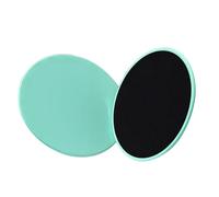 Sided Core Sliders, 2 Pieces Fitness Foot Balance Sliding Discs - Lightweight Design, Easy To Carry, Practical Exercise Equipment For Home Fitness Workout (Green)
