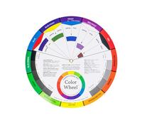 sided Creative Color Wheel Artist and Designer Scheme Tool for Mixing Harmony Professional Theory Creatives Hobbyists Educators Studio Classroom Use