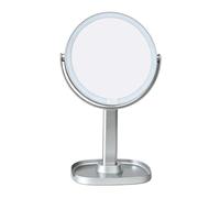 Sided Illuminated Vanity Glass with 3 Color Modes USB Rechargeable and Handheld for Home Travel Rechargeable Cosmetic Glass