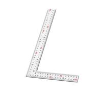 Sided Scale L Ruler Stainless Steel, 300x200mm thick 2mm | Double Sided Scale for Corner Layout Tasks with Clear Scale for Drawing, Scribing and Project Use, Furniture Making