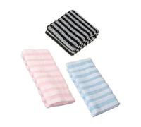Sided Shower Scrubber Ergonomic Back Scrub Tool Exfoliator Cleaner Towel for Sensitive Skin Bath Bath with Nonslip Handle