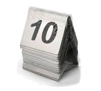 Sided Table Numbers， Tent Style 1-10/25/50/100, Double Sided Numbers, Restaurant Digital, Stackable for WeddingBanquets, Restaurants Table Signs(45667)