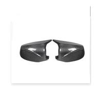 SideDoor Wing Mirror Cover Cap Bright Black Caps Carbon Fiber Style Auto Car Rear View Side Mirror Cover Trim For BMW For 5 Series For F10 F11 Sedan 2011-2013(Light Grey)