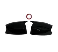 SideDoor Wing Mirror Cover Cap Car Exterior Side Mirror Cover Cap For S-MAX 2006-2015 For C-MAX 2011 2012 2013 2014 2015 For KUGA For ESCAPE 2008 Rearview Shell Lid (Gloss Black)