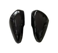 SideDoor Wing Mirror Cover Cap LHD For Focus MK4 2019-2023 Rearview Side Mirror Cover Wing Cap Replacement Exterior Door Rear View Case Trim Carbon Fiber(Gloss Black)