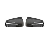 SideDoor Wing Mirror Cover Cap Rear View Mirror Covers For For Benz For W204 E W212 W176 W246 For CLS C218 For GLA X156 ABS Carbon Fiber Gloss Black(Carbon fiber pattern)