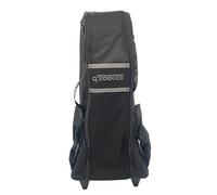 Sidekick Oxygen Cylinder Carrier and Case - Convertible Roller Bag/Backpack - Accommodates M2-ME Cylinders, Triple Back Padding, Reflective Silver Piping, with Large External Mesh Water Bottle Holder