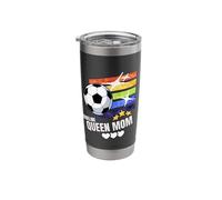Sideline Queen Mom Soccer Game Days Mom Gift Stainless Steel Insulated Tumbler