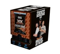 Sides - Chicken Strips - XIX Buffalo Flavour - High Protein Chicken Jerky Meat Snack - Box of 9 x 35 g Packs