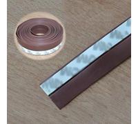 Sides of Blinds Light Blocker Extra Long, Self Adhesive Cuttable Light Blocking Strips, White/Black/Gray/Brown Paintable Blackout Bars