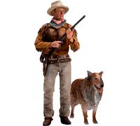 Sideshow THE DUKE John Wayne & Dog Sam Deluxe Action Figure Scale 1/6