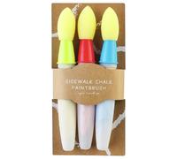 Sidewalk Chalk Paint Brush, 3X Washable Sidewalk Chalk Paint Brush Set With Liquid Chalks, Easy-to-Use & MessF-ree, Add Water To The Brush And Use Washable, Easy To Clean For Street Art Or Ages 3+