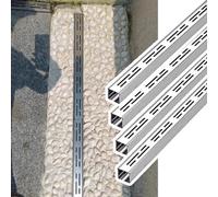 Sidewalk Driveway Micro Drain Channel Kit - Outdoor System with Detachable Grate, Advanced De Blocker for Effective Water ment