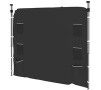 Sidewall Panel Beige Oxford Fabric 295x195cm for 3x3m Gazebo with Pockets Secure