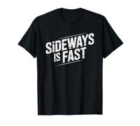 Sideways Fast Flat Track Motorcycle Racing Technique Tracker T-Shirt