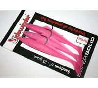 Sidewinder Super Solid Sandeels 6" 25g (Hot Pink)