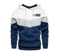 SIDHU Men's Hoodie for Linkin Park Packable Patchwork hoodies Pullover Streetwear Casual Hooded Sweatshirt for Hiking Travelling Camping,White-M