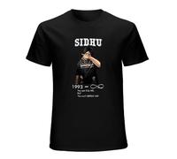 Sidhu Moosewala Rip Legends Forever Men's T-Shirt Black Unisex Mens Tees S