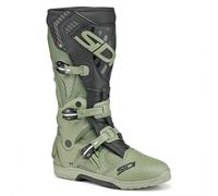 Sidi Crossair Army Black Motocross Boots Black Size EU43 Lightweight MX Enduro