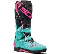 Sidi Crossair Motocross Boots, black-pink-green, size 50 for Men
