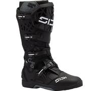 Sidi Crossair X CE Motorcycle Off-Road Adventure Boots - Black / Black