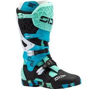 Sidi Crossair X CE Motorcycle Off-Road Adventure Boots - Messy Cyan