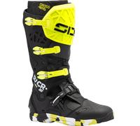 Sidi Crossair X CE Motorcycle Off-Road Adventure Boots - Racer LE Black / Yellow