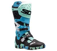 Sidi Boots Crossair X - CE Off-Road Motocross - Messy Cyan (Mint-Green/Light Blue/Black/White) EU 41