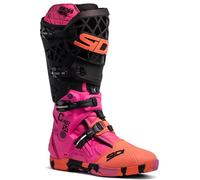 Sidi Crossair X Messy, boots 45 EU Black/Neon-Pink/Orange
