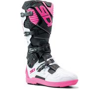 Sidi Crossfire 3 SRS Motocross Boots, black-white-pink, size 42 for Men