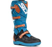 Sidi Crossfire 3 SRS Motocross Boots, green-blue-bronze, size 43 for Men
