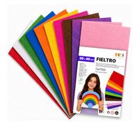 SIDI Felt Assorted 20 Sheets 40 x 30 cm Fabric Hobbies DIY