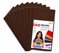 SIDI Felt Brown 10 Sheets 40 x 30 cm Fabric Hobbies DIY