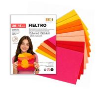 SIDI Felt Set Warm Colours 10 Sheets 20 x 15 Fabric Craft Supplies DIY