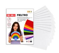 SIDI Felt White 10 Sheets 20 x 30 cm Fabric Hobbies DIY