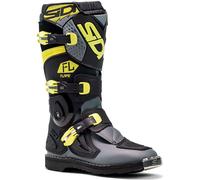 Sidi Flame, boots kids 32 EU Black/Grey/Neon-Yellow
