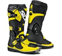 Sidi Flame Kids Motocross Boots, black-yellow, size 37