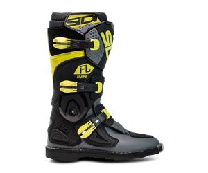 Sidi Flame Youth MX Boots Black/Lime/Grey42 Black,Lime,Grey