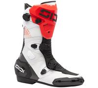Sidi Mag-2 Air CE Motorcycle Motorbike Race Road Boots - White / Black / Red