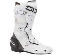 Sidi Mag-2 Air CE Motorcycle Race Road Boots - White / Black