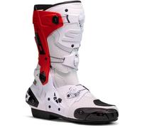Sidi Rex Air Motorcycle Boots, white-red, size 41 for Men