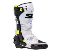 Sidi Rex CE Motorcycle Motorbike Boots White/Black/Yellow