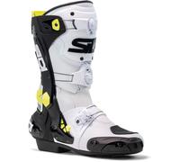 Sidi Rex Motorcycle Boots, black-white-yellow, size 45 for Men