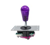 SIDIFU Joystick Crystal Ball Head American Style Arcade Accessories Arcade DIY Kit Parts(Crystal -purple)