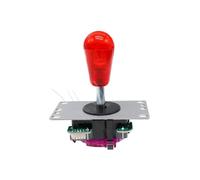SIDIFU Joystick Crystal Ball Head American Style Arcade Accessories Arcade DIY Kit Parts(Crystal -red)